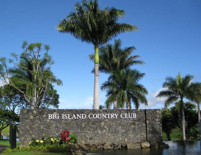 ⛳ Real Time reservations of Golf Green Fees for Big Island Country Club